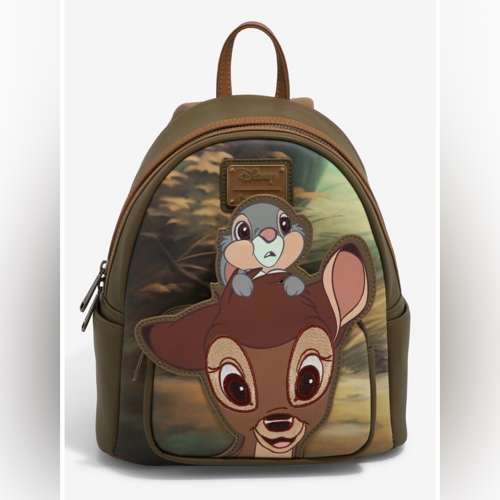 Loungefly Disney Bambi & Thumper Peeking Mini Backpack